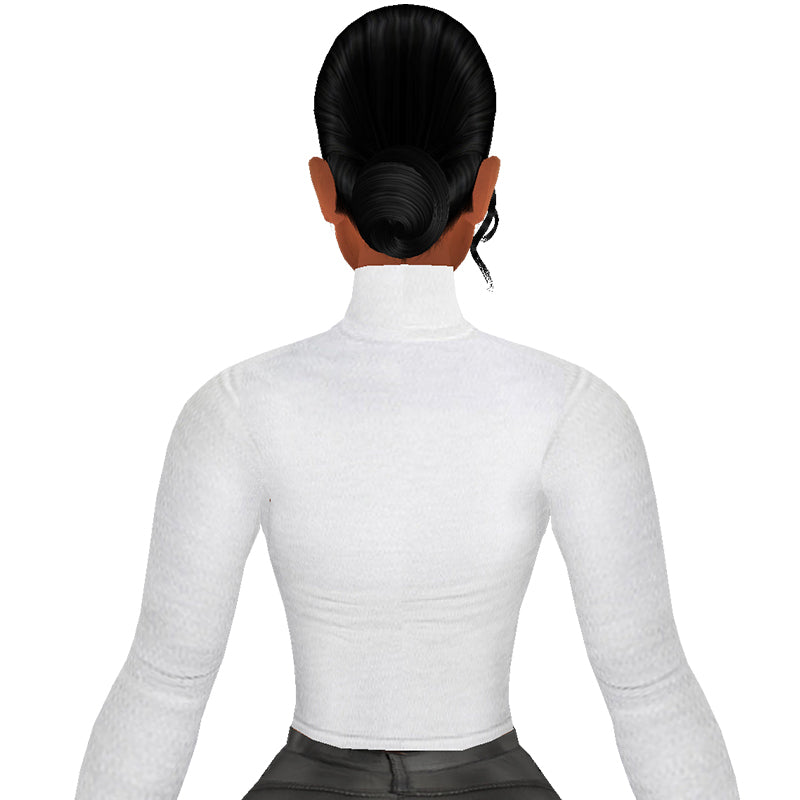 Enews White Turtleneck